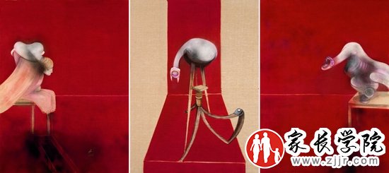 《三联画的第二版》(Second Version of Triptych), 1944,1988 弗朗西斯·培根